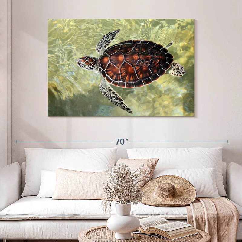 Brampt Cayman Turtle, 32" H x 48" W
