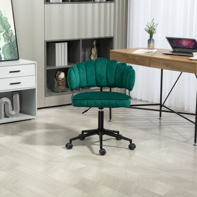 Berdeja Velvet Office Chair