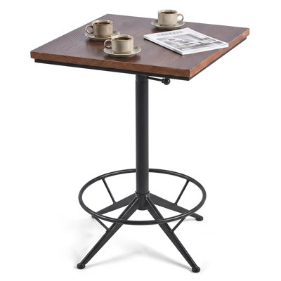 Table de bar à hauteur réglable