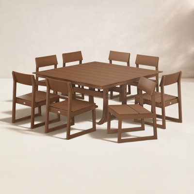 POLYWOOD® Edge 60" Patio Dining Set