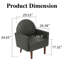Un fauteuil d'appoint contemporain-1241940688