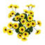 Mini-buissons de marguerite artificiels-528257255
