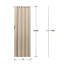  Porte accordéon en PVC / vinyle 36 "x 80" Spectrum Nuevo-93662630