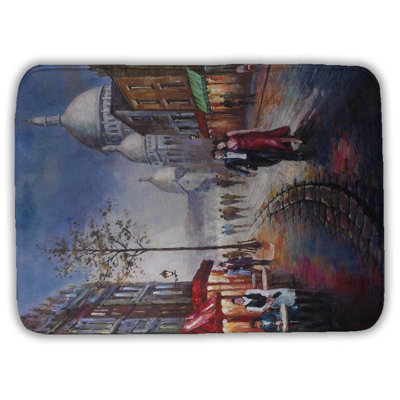 Anel Microfiber Non-Slip Bath Mat
