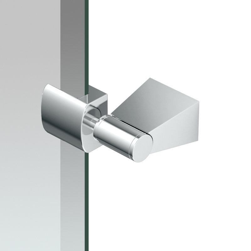 Bleu Rectangle Wall Mirror, Chrome