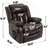 Dual Motor Infinite Position Up to 350 LBS Electric Medium size Genuine Leather-1151644377
