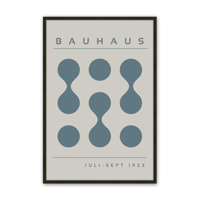 Tempête de Bauhaus bleu, impression I