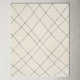 Seaton Geometric Handmade Tufted Wool Black/Cream Area Rug