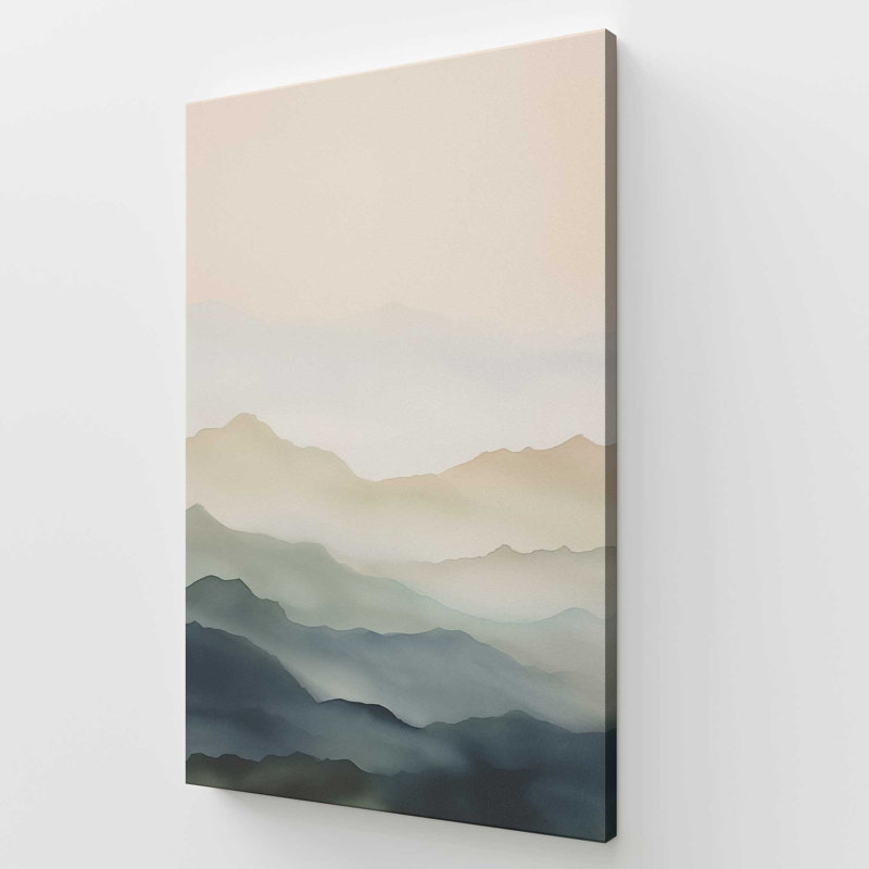 Sérénité silencieuse I, Toile tendue, 72" H x 48" W x 1.25" D