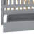 Ivann Wood Daybed with Fence Guardrails and 2 Drawers, Split into Independent Floor Bed & Daybed-121340122-121340117