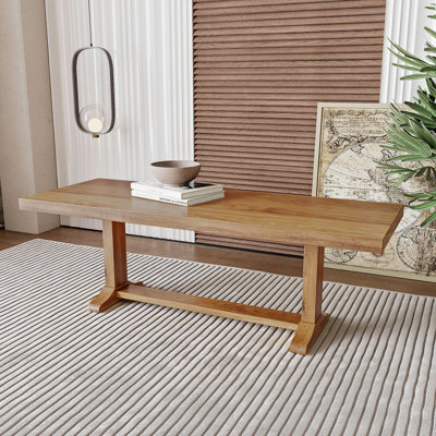 Winston Porter Solid Wood Dining Bench - Modern Rustic Kitchen Table Seating with Backless Design by Winston Porter
