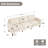 91.73'' Upholstered Square Arm Sofa Beige Chenille-1743596083