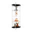 Vitrine en verre avec 4 tablettes