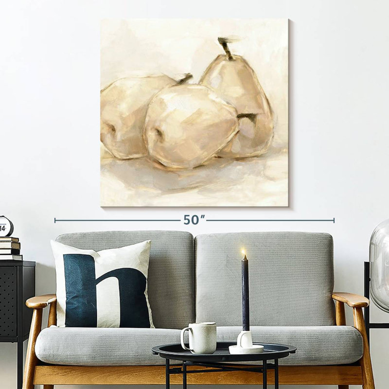 Yarlin White Pear Study II, 33" H x 33" W