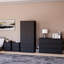 Tanino 4 Piece Bedroom Set (2 Drawer Large Bedside Chest X2, 6 Drawer Chest, 2 Door 2 Drawer Wardrobe)-1410178641