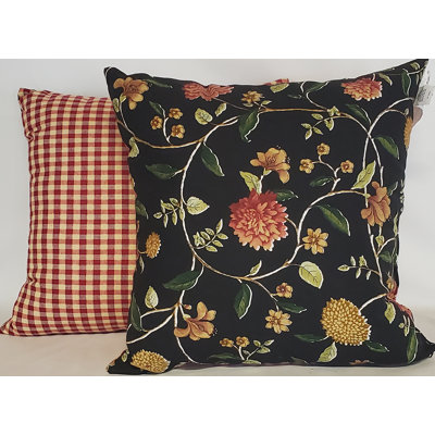 Nightfall Cotton Throw Square Pillow Cover & Insert