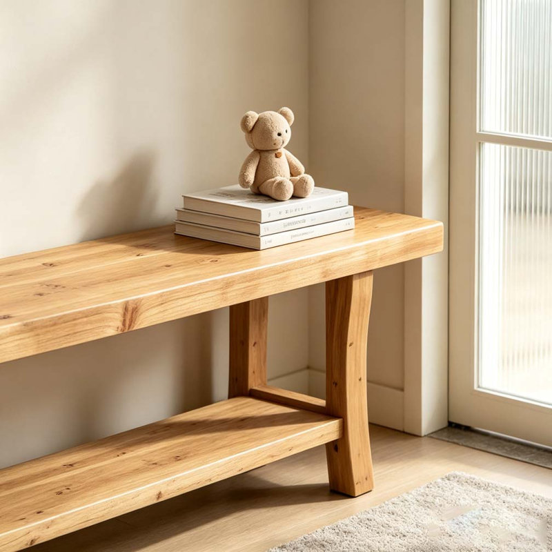 Banc d'entrée, banc long, banc à chaussures