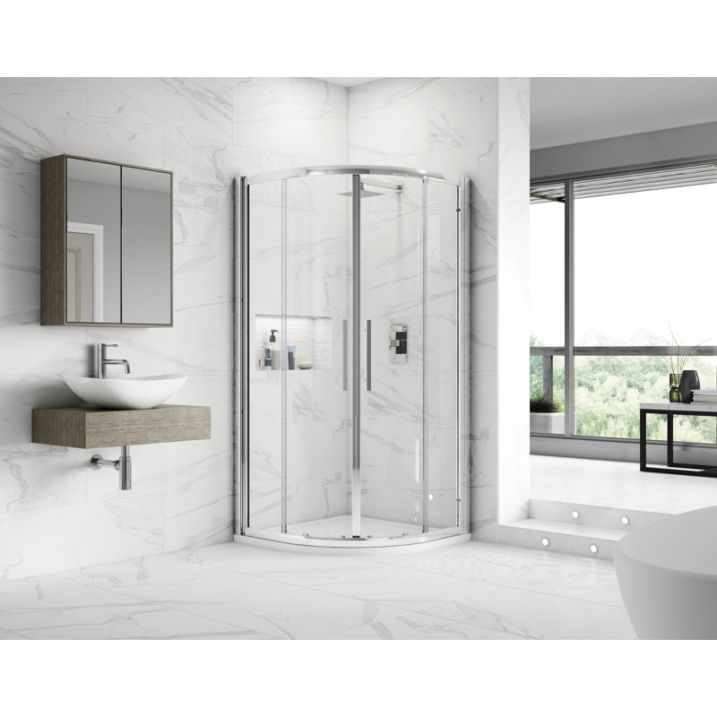 Apex Quadrant Shower Enclosure, 190 cm H x 88 cm W x 88 cm D