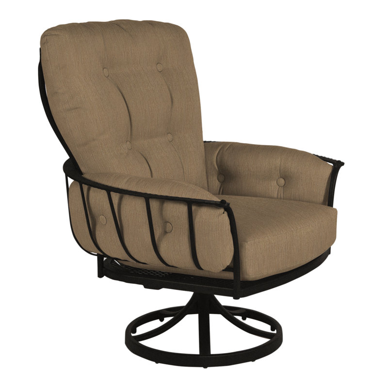 Monterra Outdoor Rocker Chair, Sahara Cafe, Carbon Black
