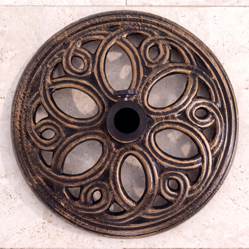 12 kg Cast Iron Umbrella Base, Bronze