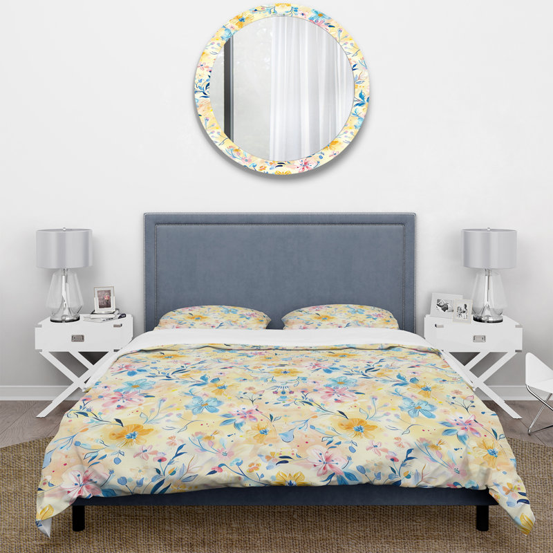 Ensemble de housse de couette Boho, Housse de couette très grand + 2 taies décorativ
