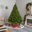 8' H Lighted Artificial Pine Christmas Tree