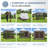 Pop Up Gazebo Screen Tent Screen House for Camping, 10x10 Screen Room with Mosquito Netting-104897144