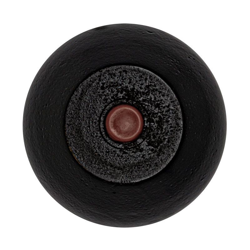 Espresso Solid Hardwood Round Bun Foot Set of 4