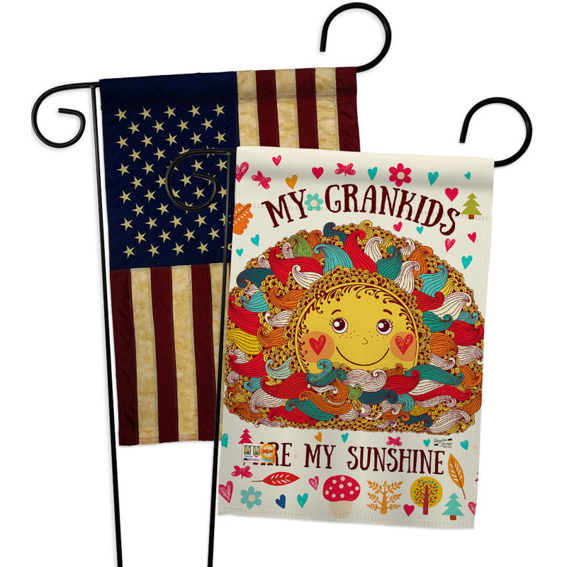 Double Sided 18.5'' H x 13'' W Polyester Garden Flag