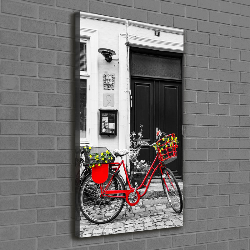 City Bike - Wrapped Canvas Print
