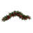 Pines, Red Berries and Pinecones Christmas Garland