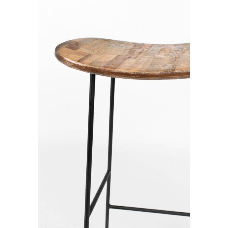 Tangle Solid Wood Counter & Bar Stool, Bar Stool (30" Seat Height), Natural