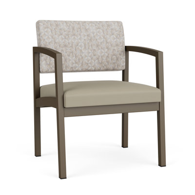 Chaise d'invité en acier Lenox