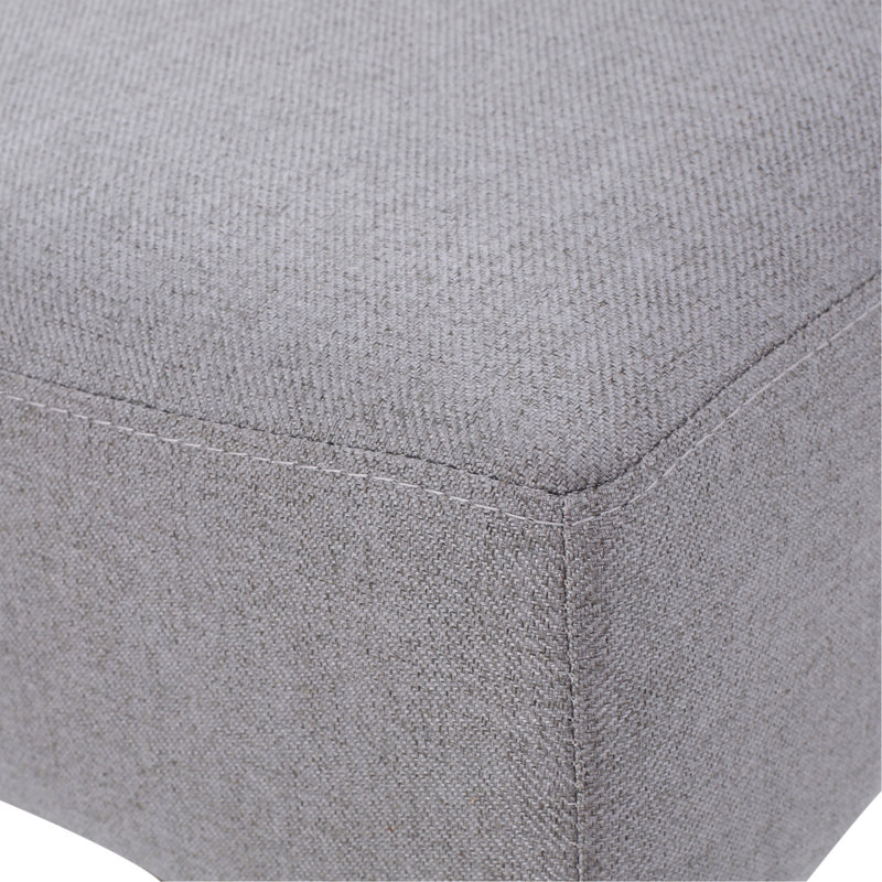 Tabouret 30 "en tissu avec structure en bois massif [ENSEMBLE DE 2 PCS]