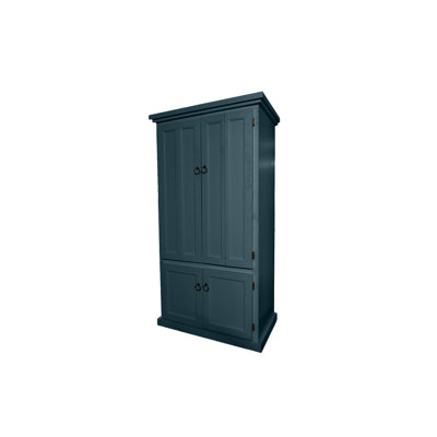 Armoire de bureau rectangulaire et armoire de 38,5 po de large Konstantinas