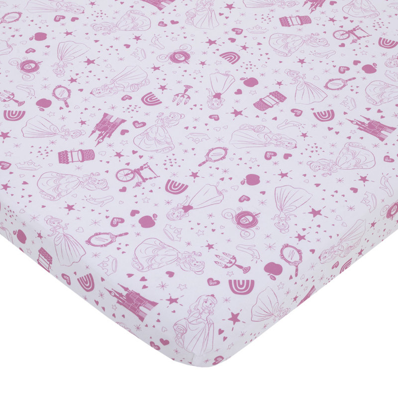 Princess Dare to Dream 3 Piece Crib Bedding Set