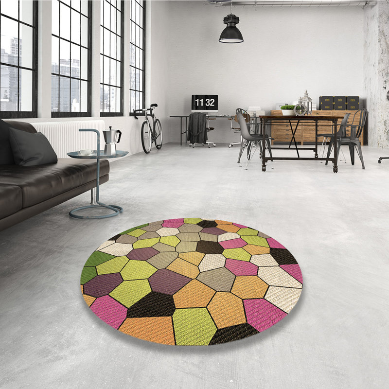 Indoor Rug, Round 3'