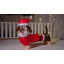 Décoration gonflable chiot teckel de Noël 5 pi avec DEL intégrée