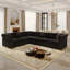 115.3 " Velvet Sleeper Sofa