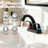 2-handle Bathroom Faucet with Drain Assembly-97804582