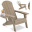 Ensemble de 4 chaises Adirondack réglables Hdpe-1664118203