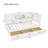 L-Shaped Bed Frame with Led Downlight and USB Port-581541478
