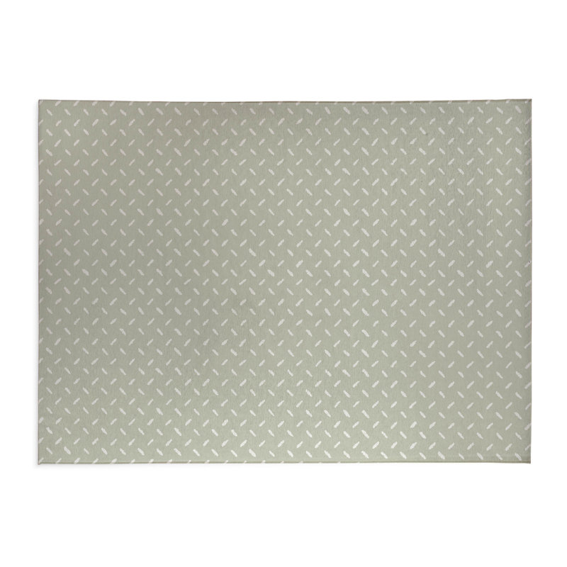 Kat Kids Play Mat, Light Green, Rectangle 4' x 6'