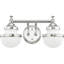 Éclairage pour meuble-lavabo 2 lumières Aravinthan-87326676
