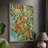 In A Pear Tree Framed Print - Solid Wood-936052089