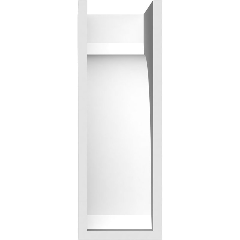 Corbeau standard en uréthane Signature standard, brun clair apprêté, H 10 po x l 3 po x P 6 po