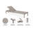 Aynura 76" Long Reclining Single Chaise-115312496