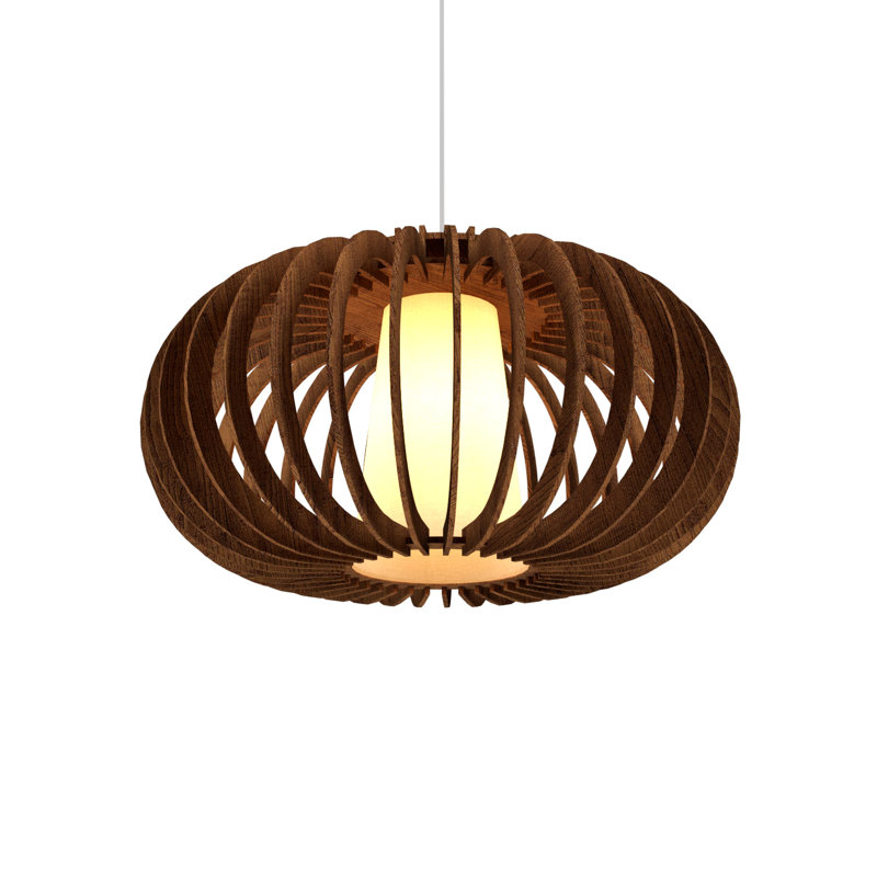 Stecche Di Legno 1 - Light Pendant, 16.38" H x 30.42" W x 30.42" D, Imbuia