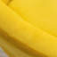 Fauteuil d'appoint pivotant en velours capitonné, jaune
