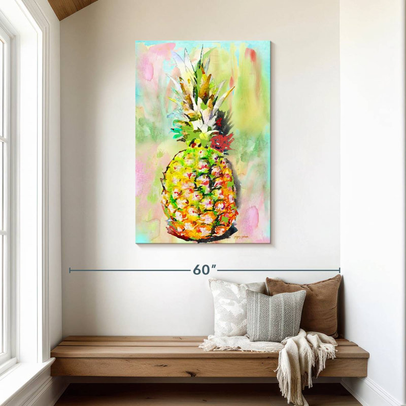 Yarlin Sunshine Pineapple, 45" H x 30" W